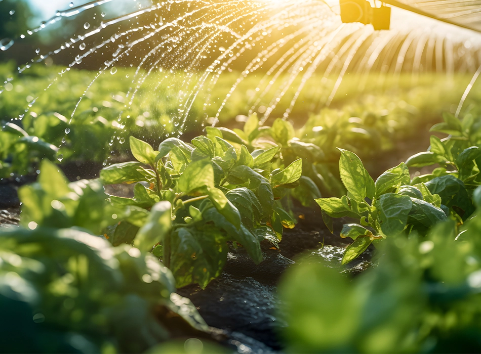 Gheorghe Doja, a Romanian watermelon grower, uses Pipelife’s drip irrigation system for efficient watering (photo)
